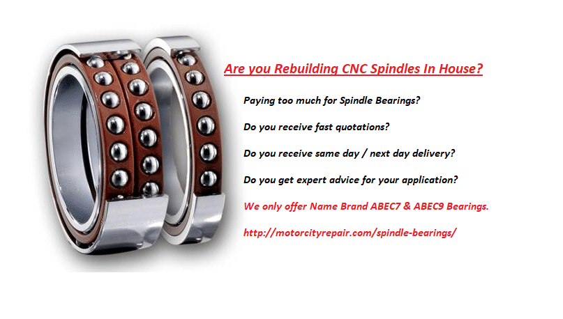 cnc spindle bearings