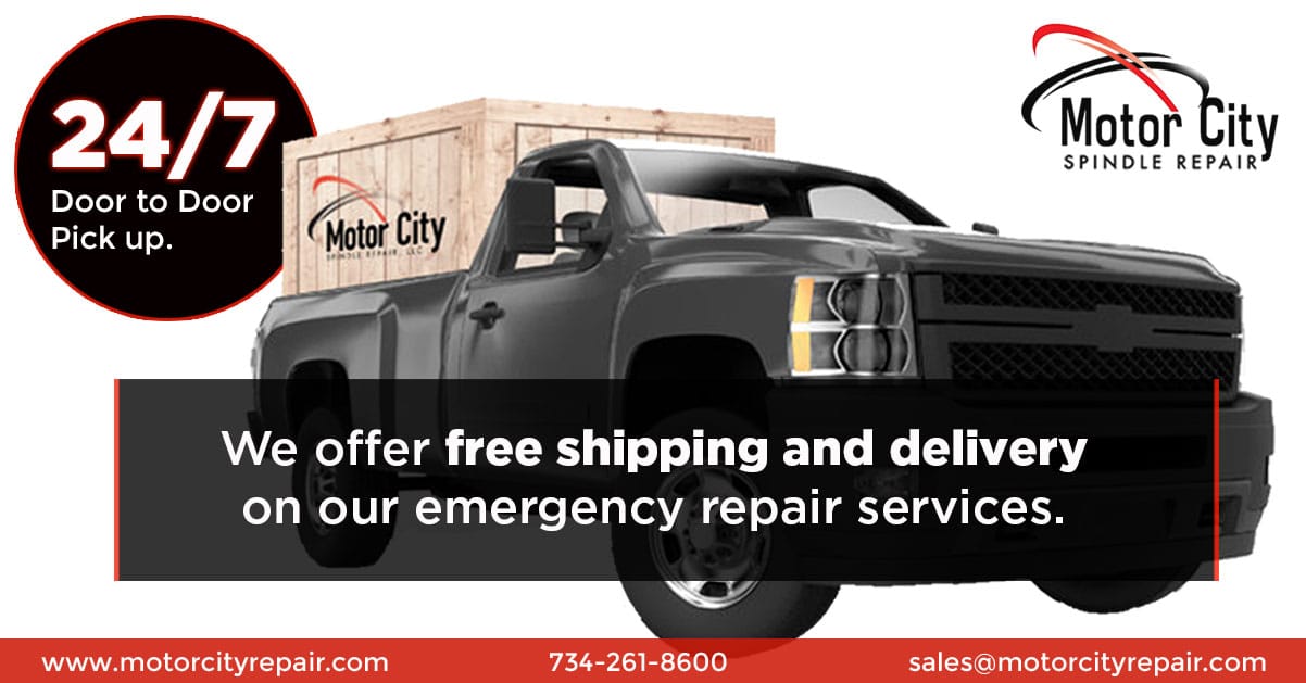 Free shipping and delivery on our emergency repair services.