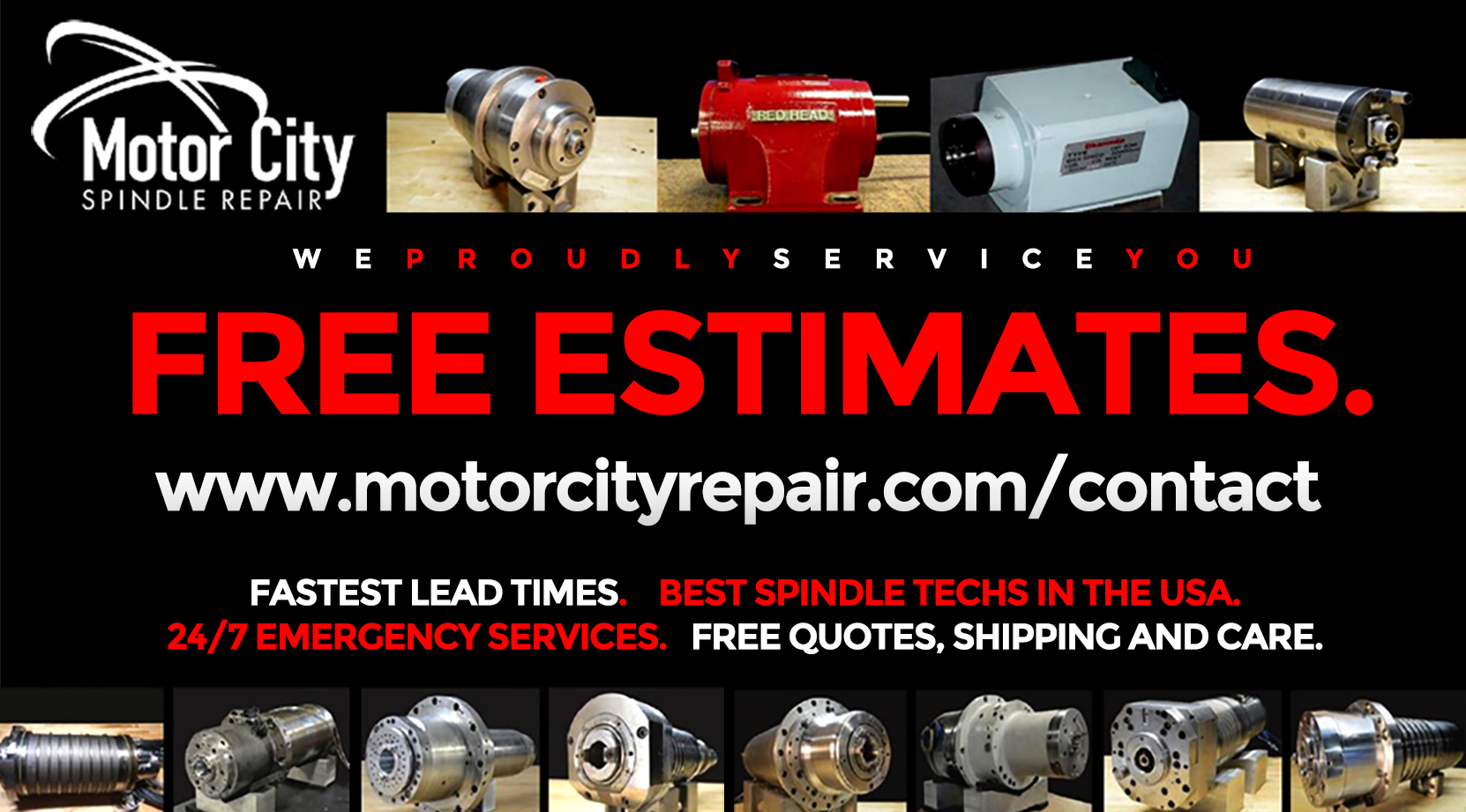 Contact Motor City Spindle Repair - Free Estimates