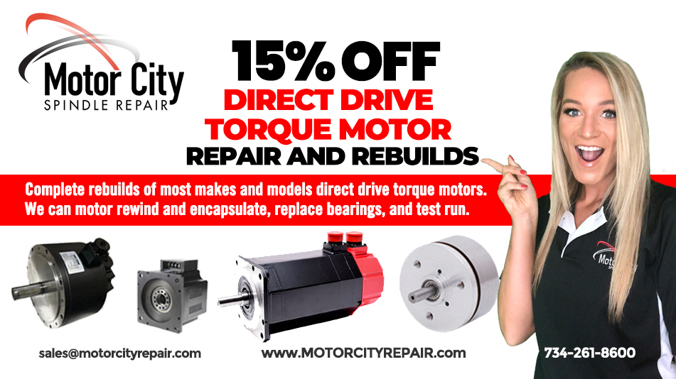 Direct Drive Torque Motor Repair - Motor City Spindle Repair