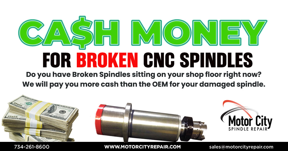 cnc spindle scrap