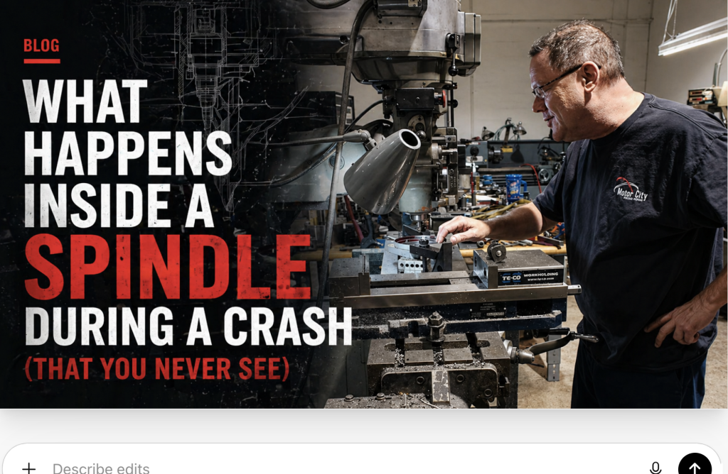 What Happens Inside a Spindle During a Crash - Motor City Spindle Repair